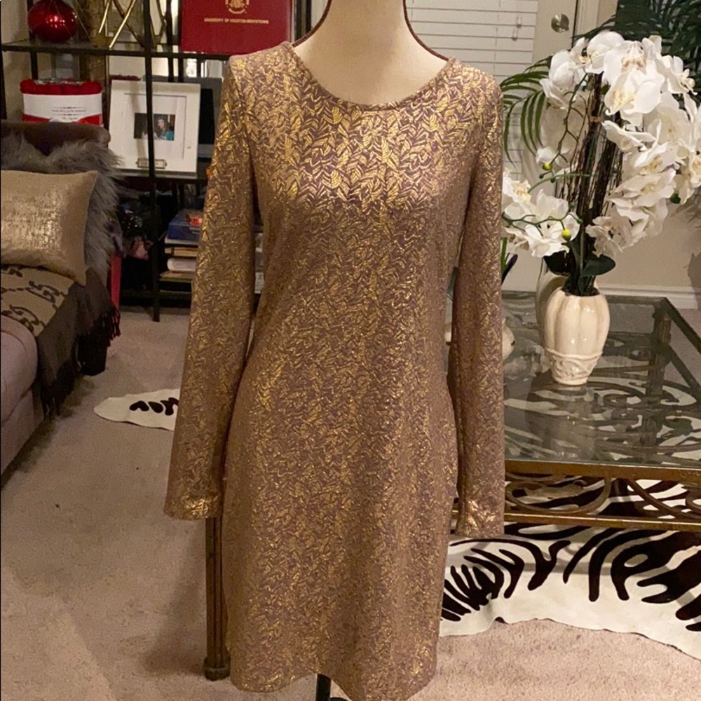 Gold sparkle dress 233
